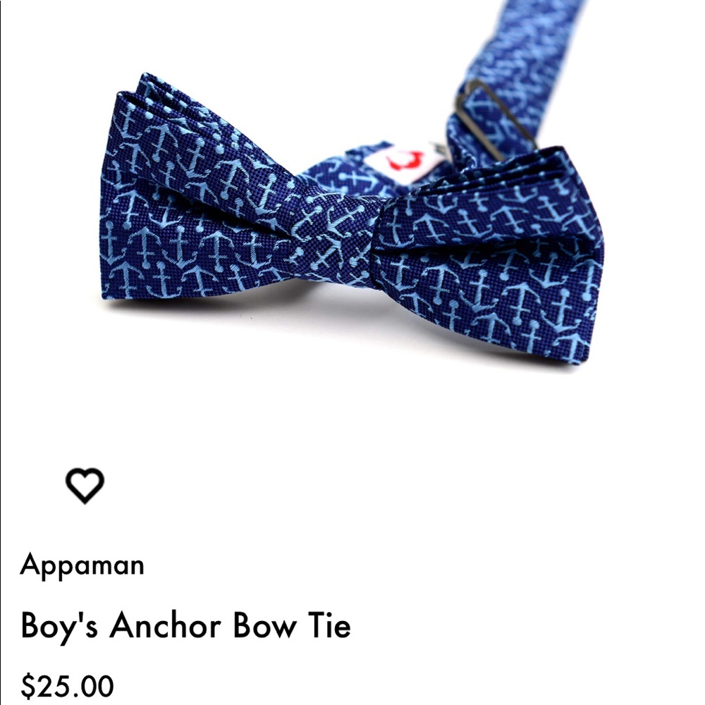 Boy's Appaman Anchor Bow Tie